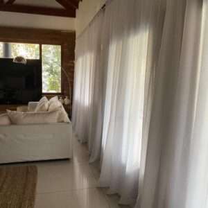 Cortina en Organza de Lino