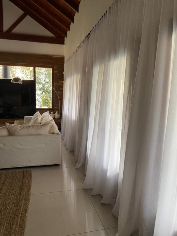 Cortina en Organza de Lino