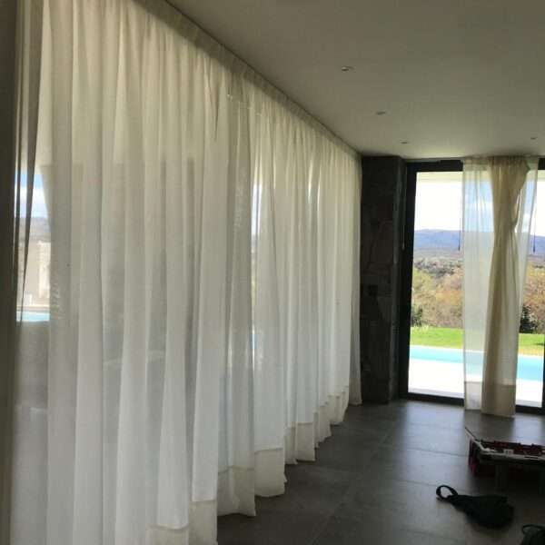 Cortina en Organza de Algodon