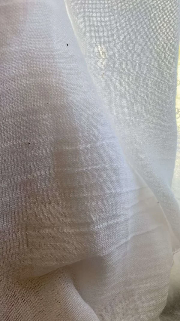 Organza de Lino Blanco o Natural - Imagen 3
